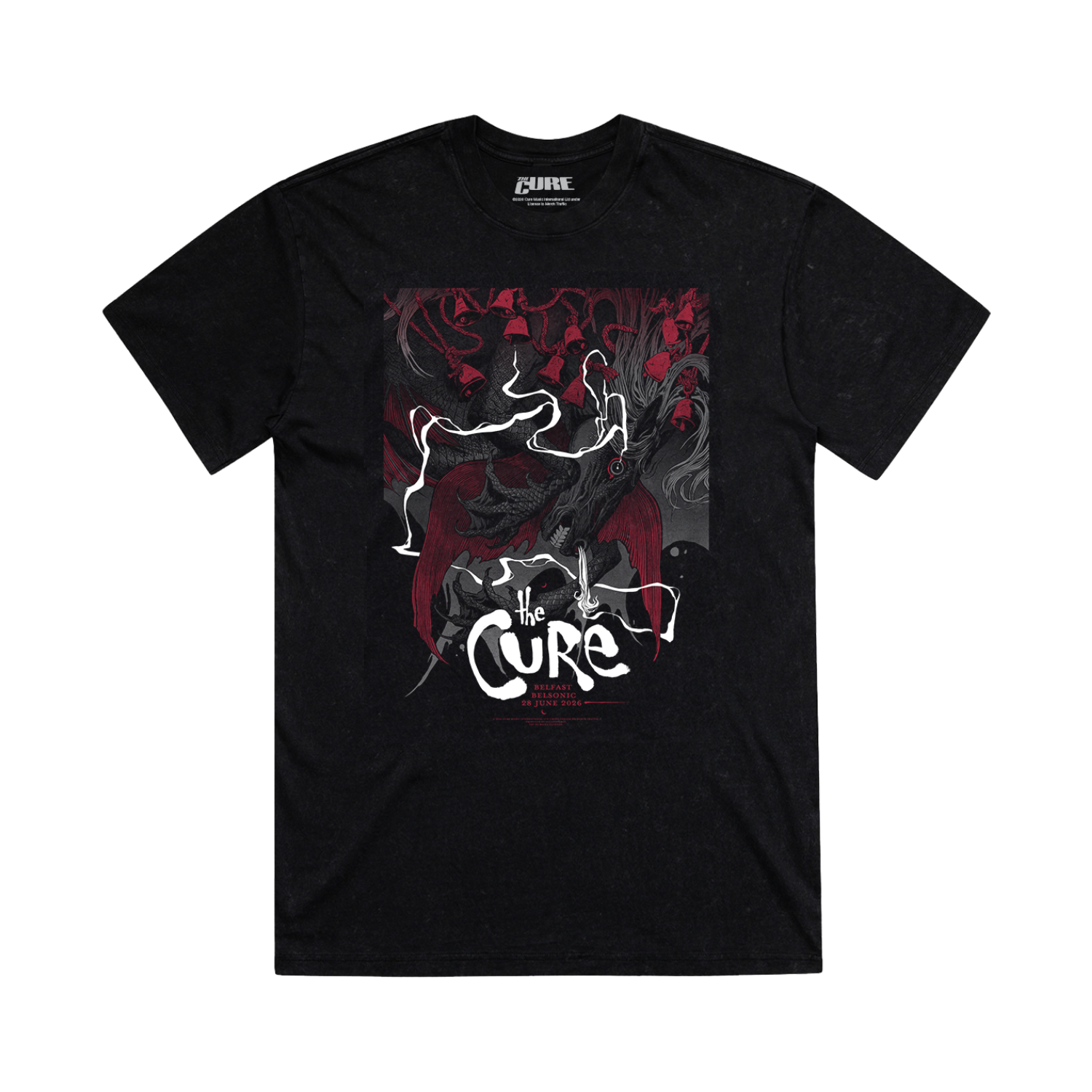 Belfast 2026 Event T-Shirt – The Cure UK Store