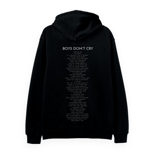 Boys Don't Cry Black Hoodie