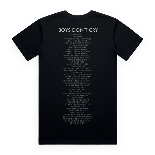 Boys Don't Cry Black V-Neck Tee