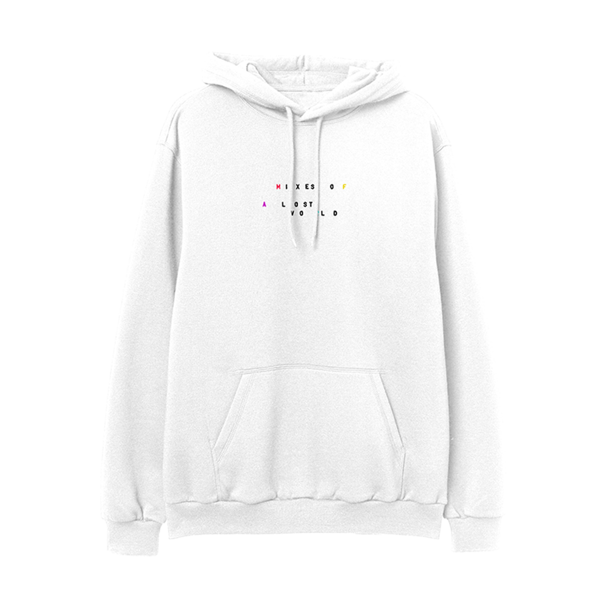 Mixes of a Lost World Title Hoodie - White
