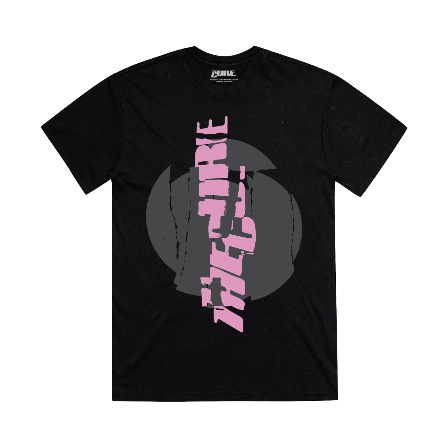 Vertical Festival Summer Black/Pink T-Shirt – The Cure UK Store