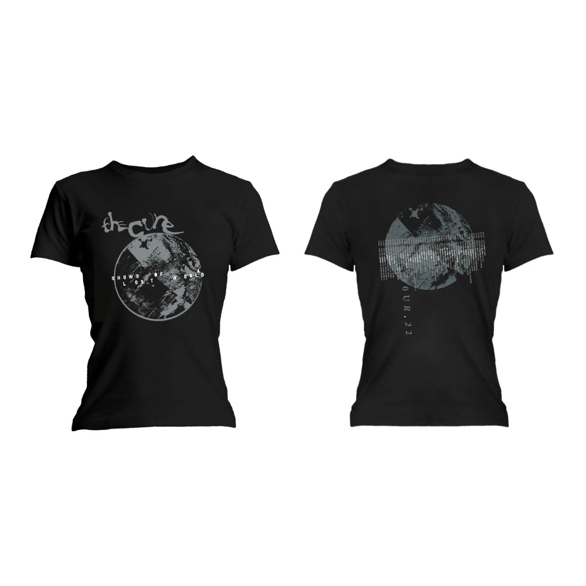 Shows Of A Lost World Ladies Black T-Shirt