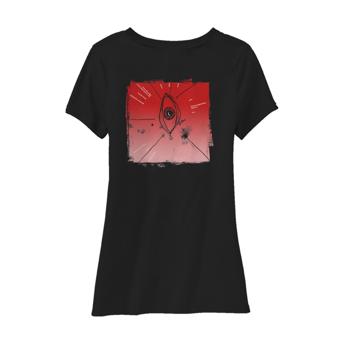 Wish 30th Album Ladies Black T-Shirt