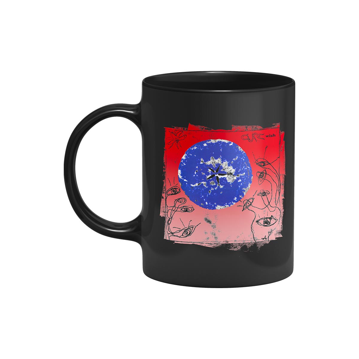Wish 30th Album Black Mug