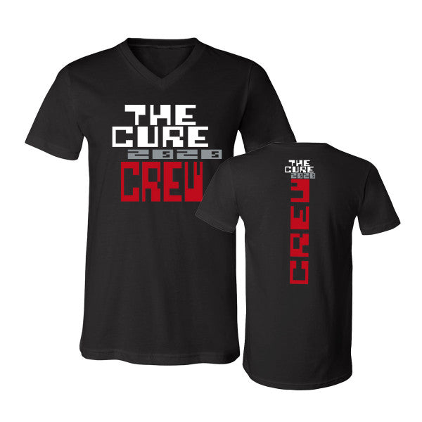 The Cure 2020 Crew Black V-neck T-shirt