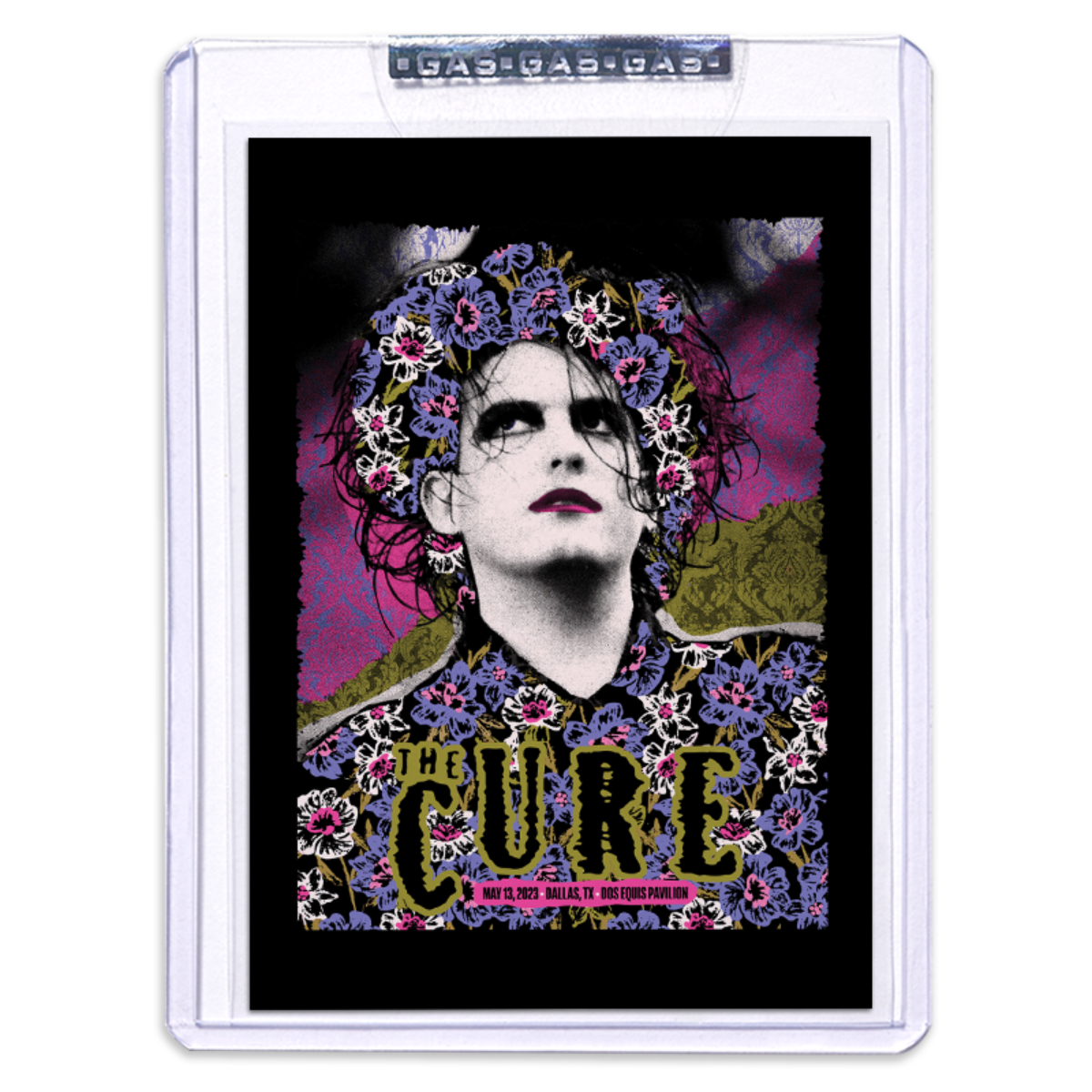 GAS The Cure May 13, 2023, Dallas, TX Trading Card by Nate Duval