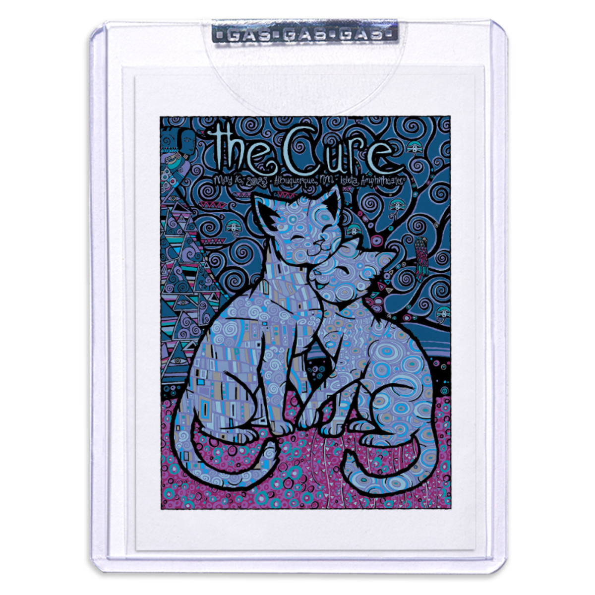 GAS The Cure May 16, 2023, Albuquerque, NM 2nd Edition Trading Card by Todd Slater