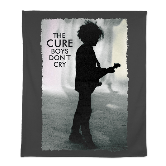 Boys Don't Cry Grey Fleece Blanket