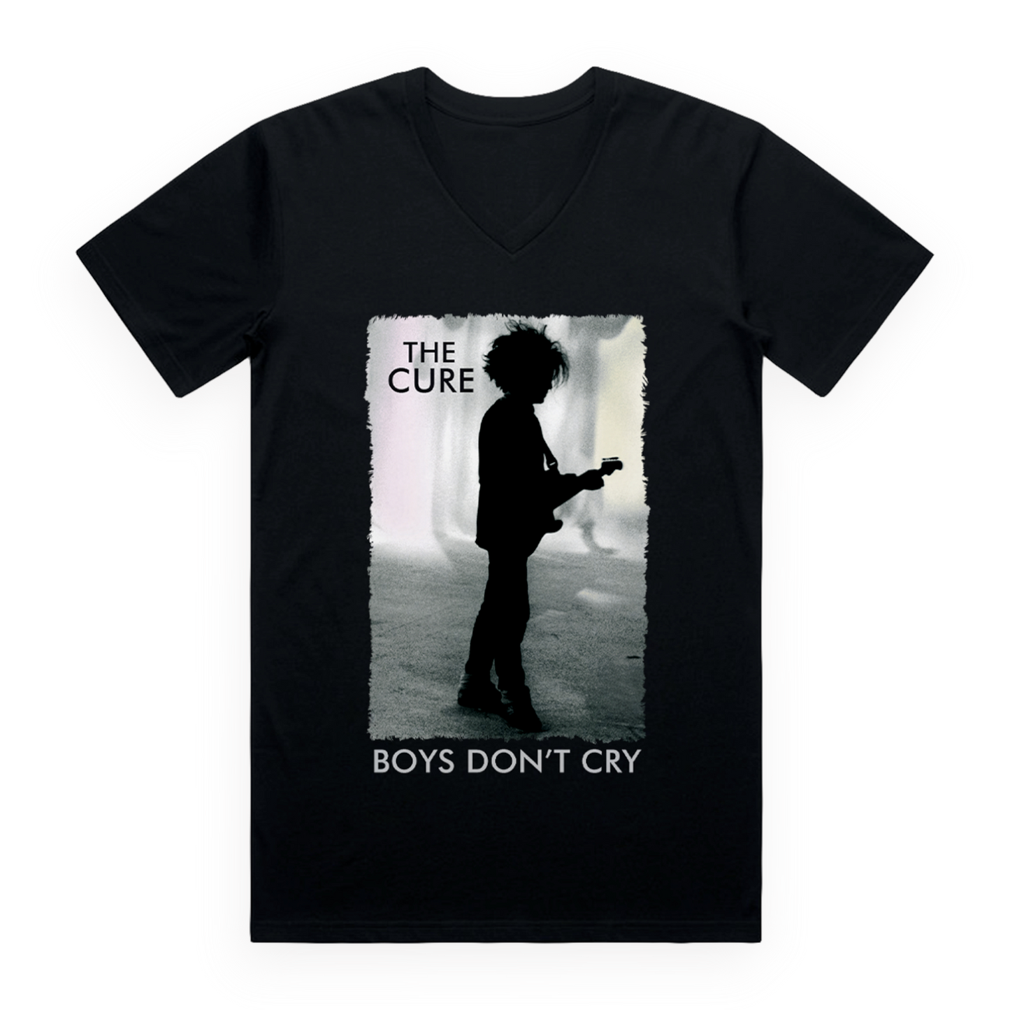 Boys Don't Cry Black V-Neck Tee