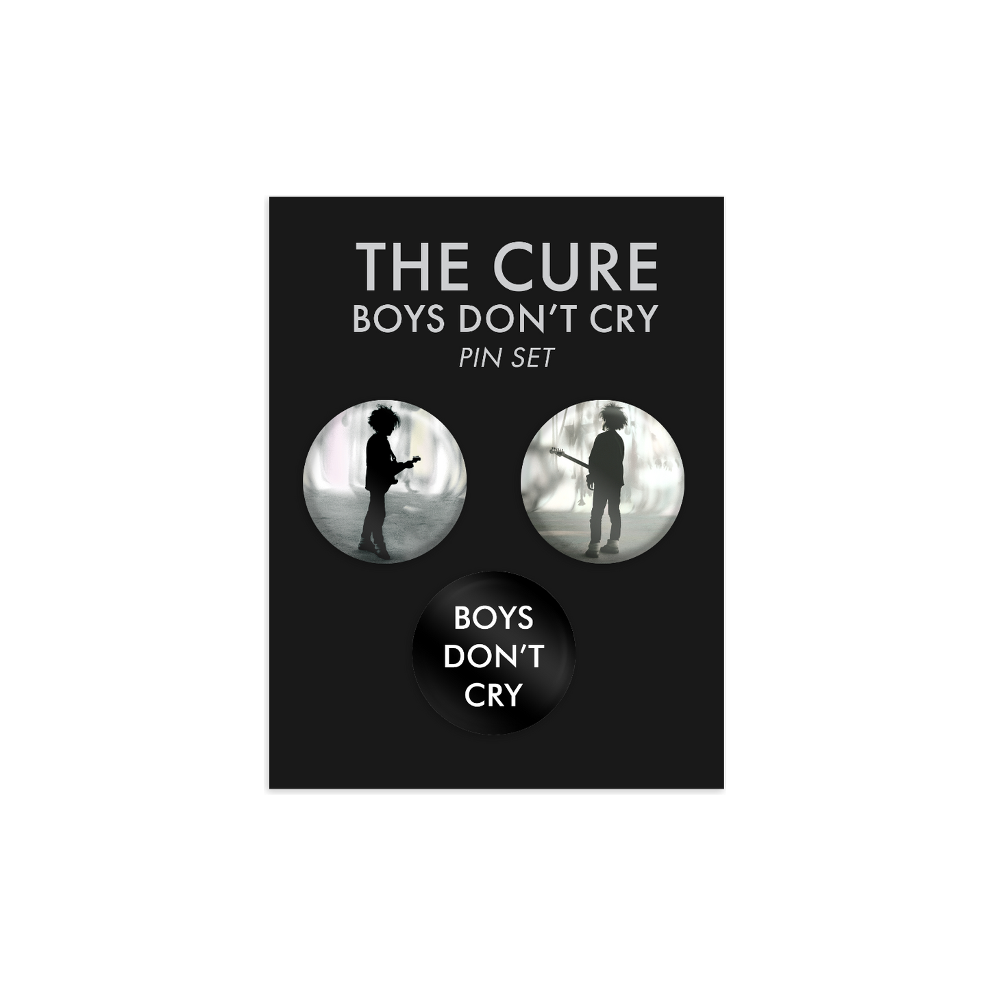 Boys Don't Cry Button Set