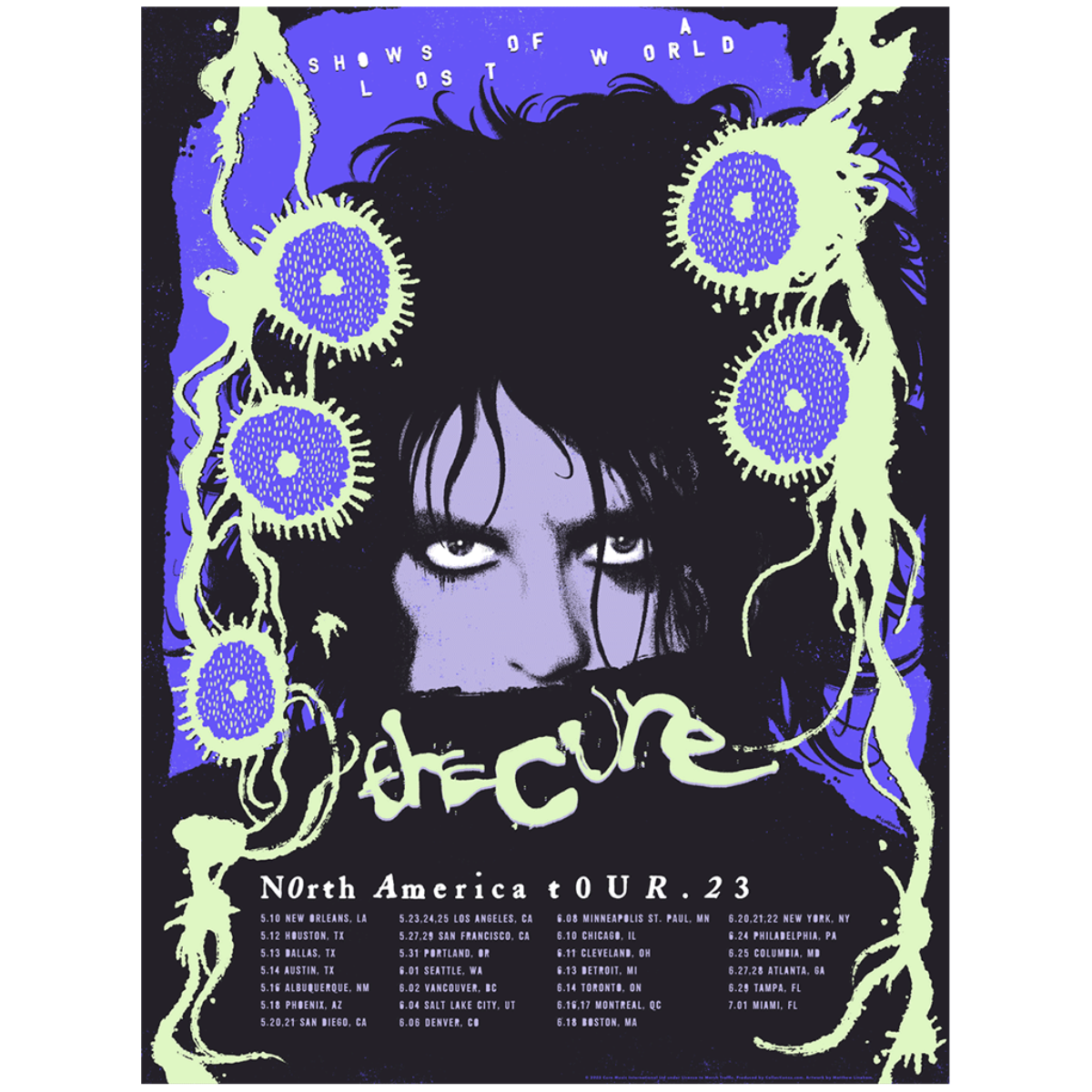Shows Of A Lost World Tour Poster The Cure UK Store