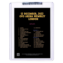 Load image into Gallery viewer, GAS The Cure Dec 12, 2022, London, England Trading Card By Tom Walker
