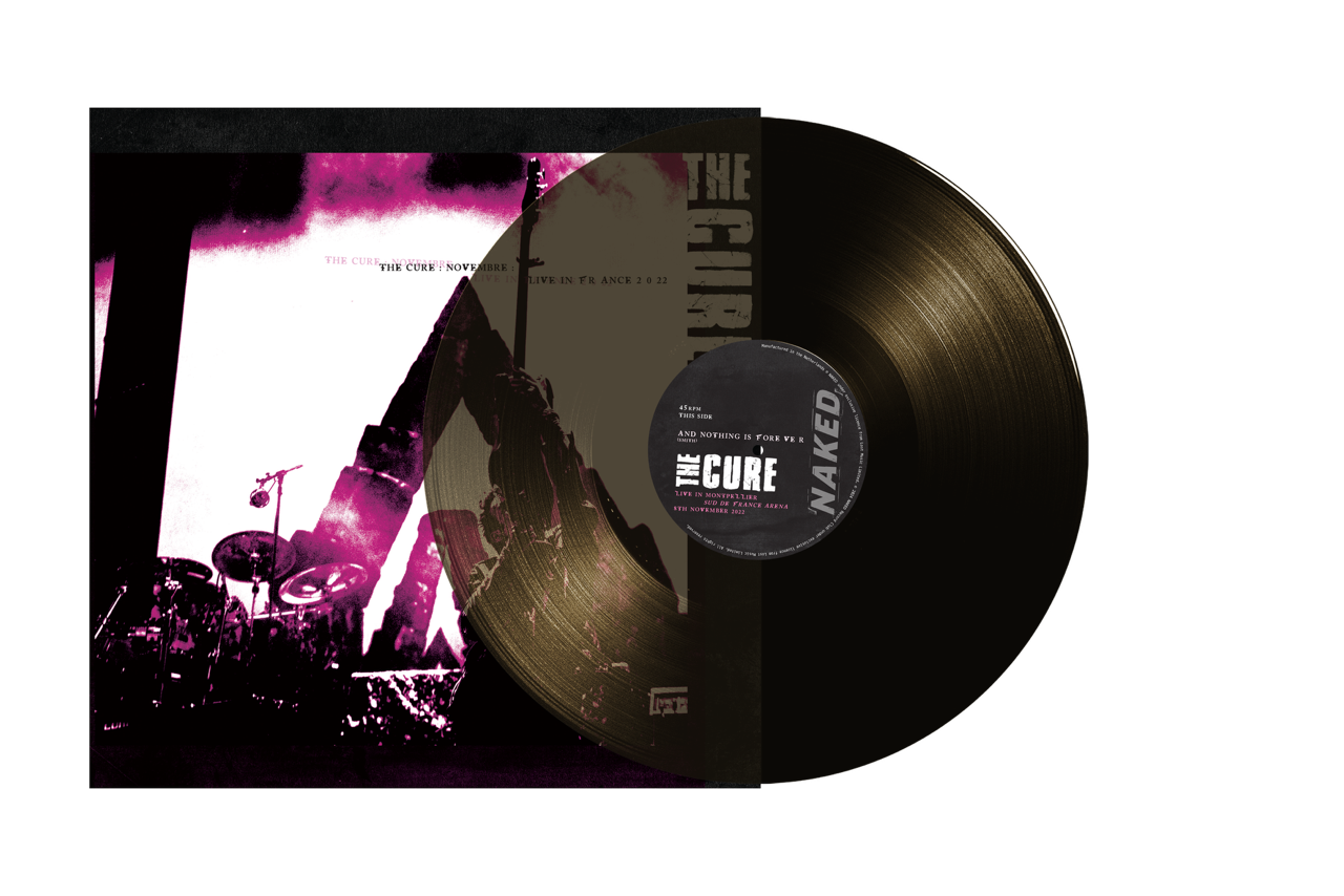 'NOVEMBRE : LIVE IN FRANCE 2022' - Signed double A-side 12" single on transparent black eco-friendly vinyl