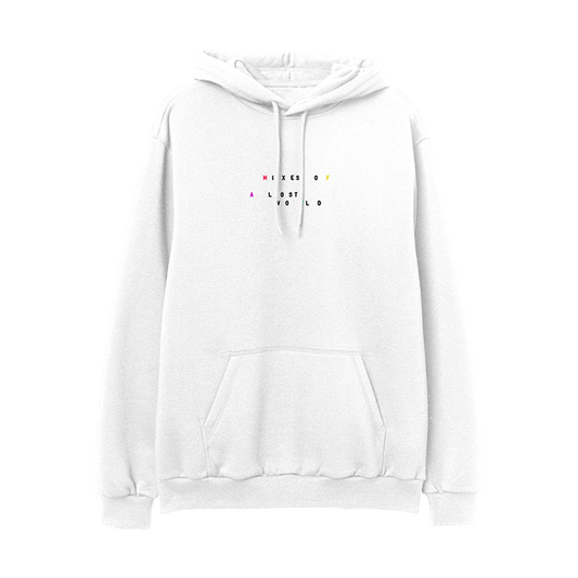 Mixes of a Lost World Title Hoodie - White