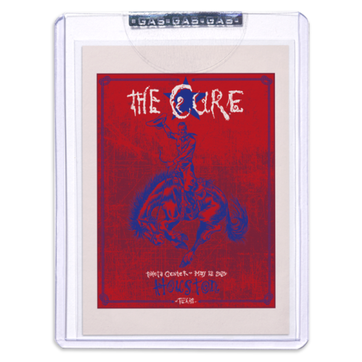 GAS The Cure May 12, 2023, Houston, TX 2nd Edition Trading Card by Ben Brown
