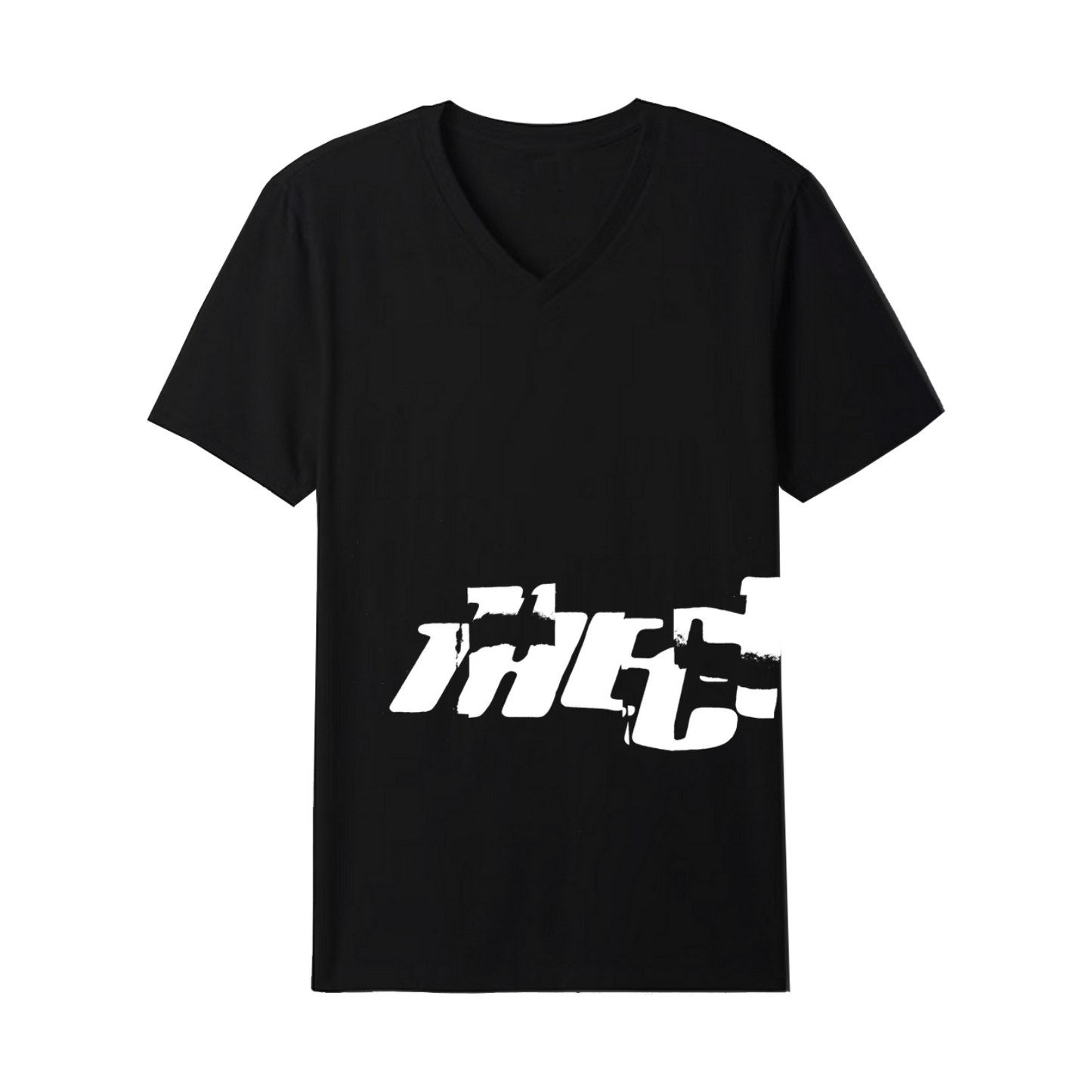 The Cure Festival Summer Black V-Neck T-Shirt
