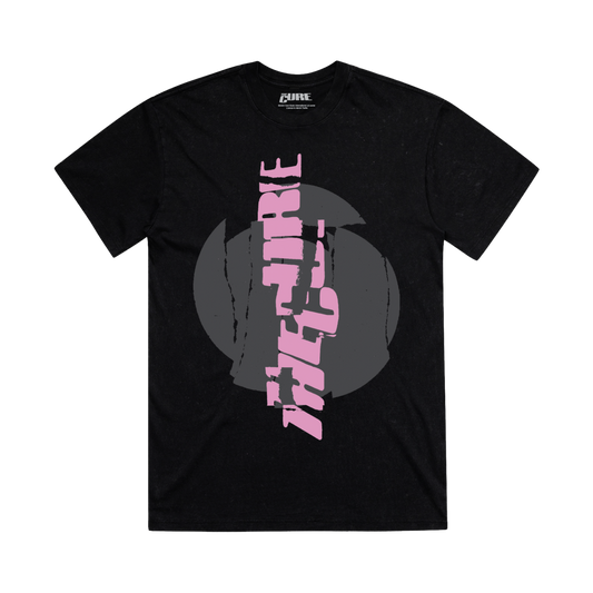 Vertical Festival Summer Black/Pink T-Shirt