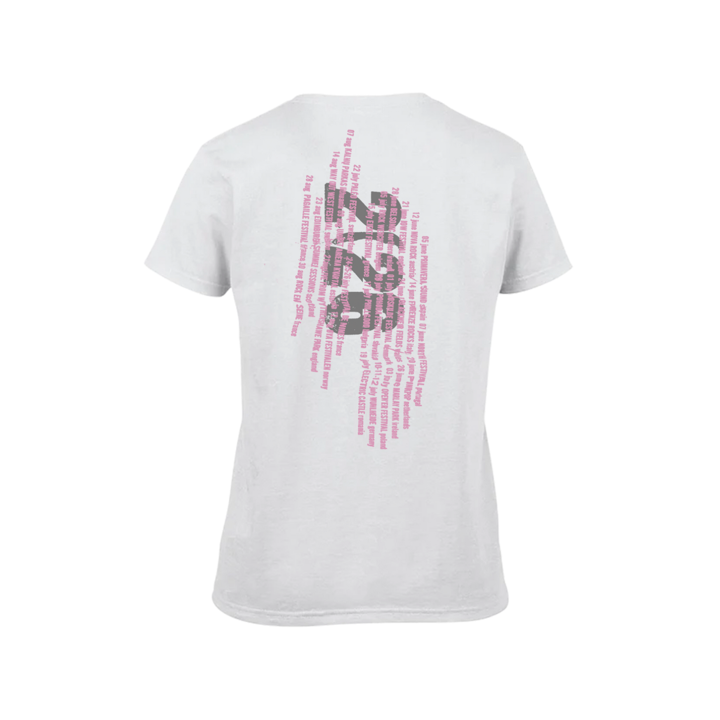 Vertical Festival Summer Women's White T-Shirt
