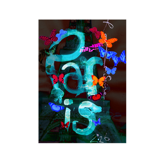 Exclusive Paris Event Poster (Blue)