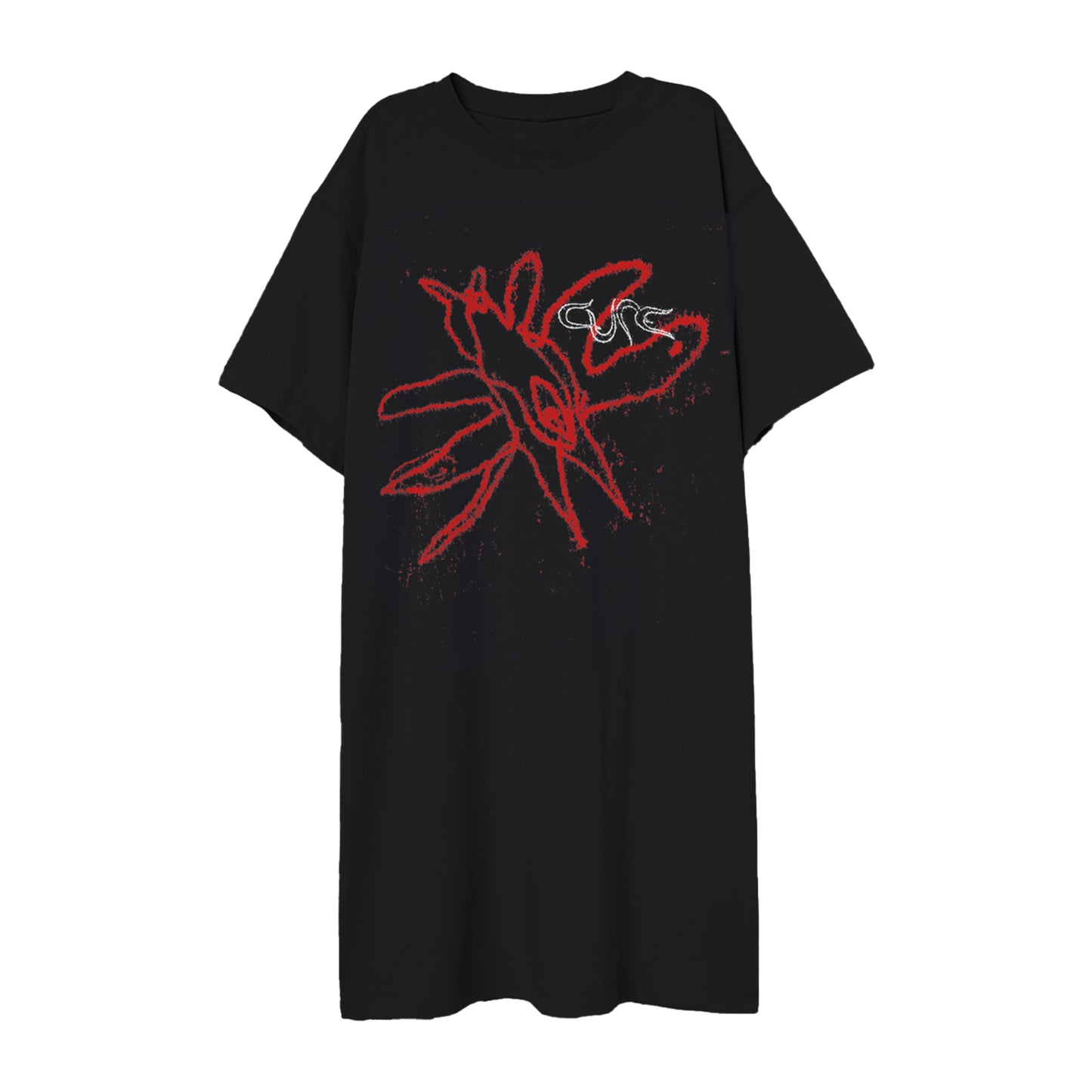 Redbird Black Ladies T-Shirt Dress