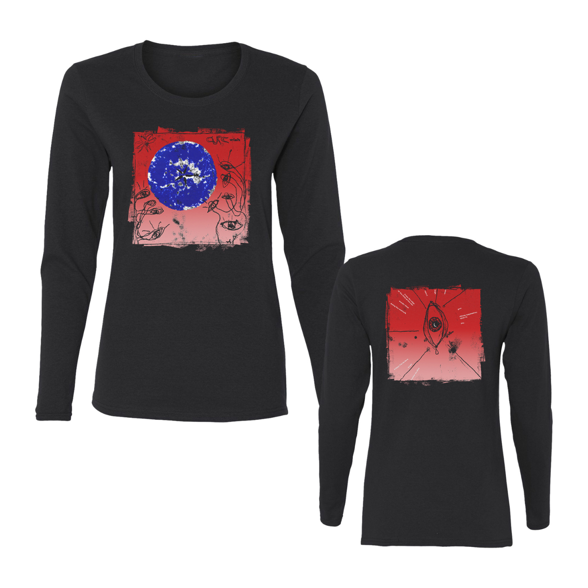 Wish 30th Album Black Ladies Long Sleeve