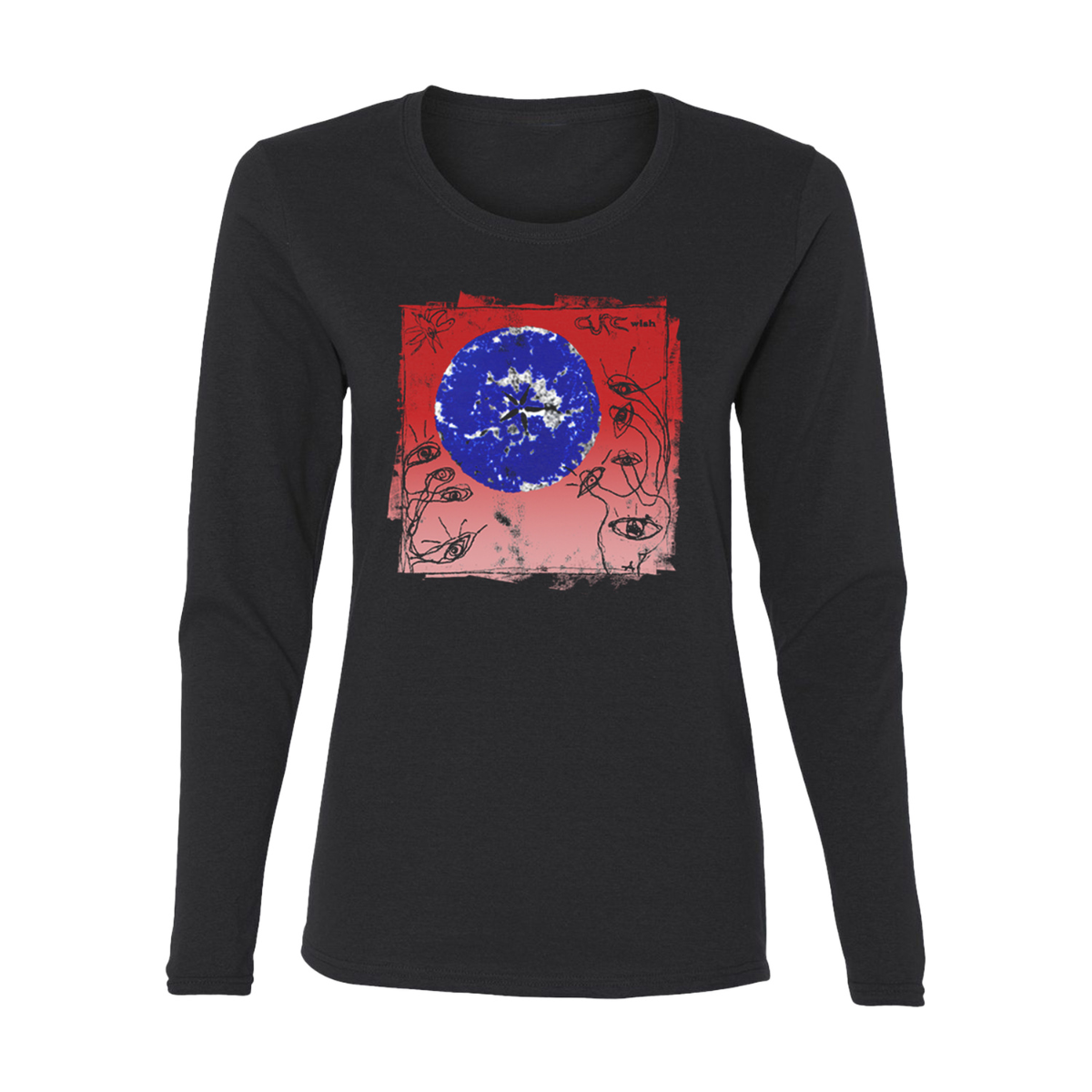 Wish 30th Album Black Ladies Long Sleeve